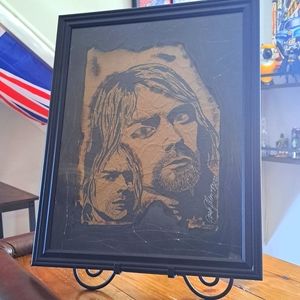 Kurt Cobaine Original Man Cave Art